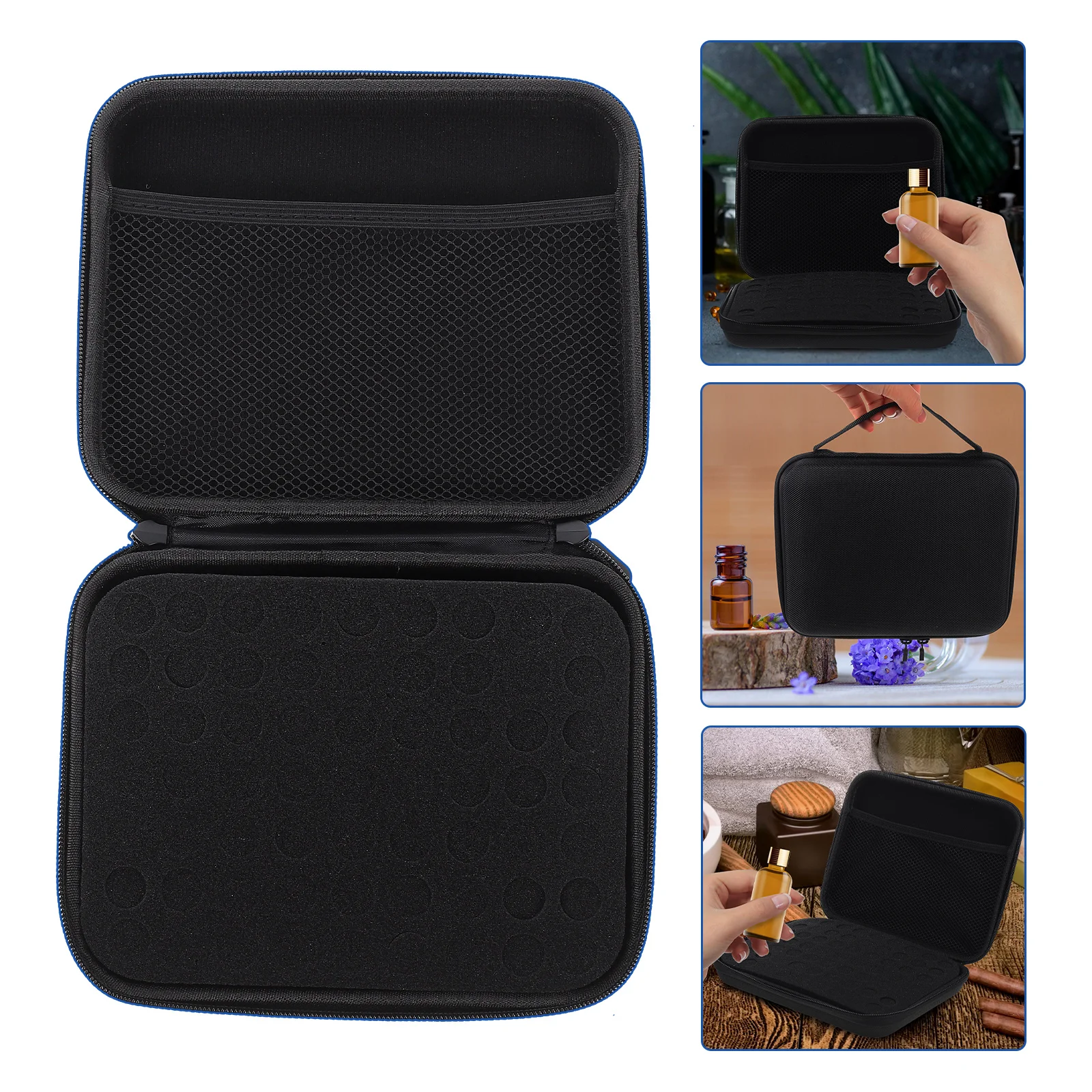

Essential Oil Storage Case 1 3ml Bottles ganizer Bag Polyester Travel Nail Polish Holder Compact Design Gifts
