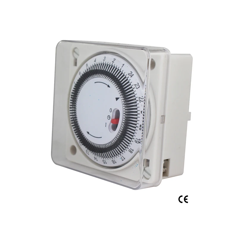 SLYB Auto off Timer 24 Hour Mechanical Rotary Time Control Switch AT-24H Low Voltage 220VAC