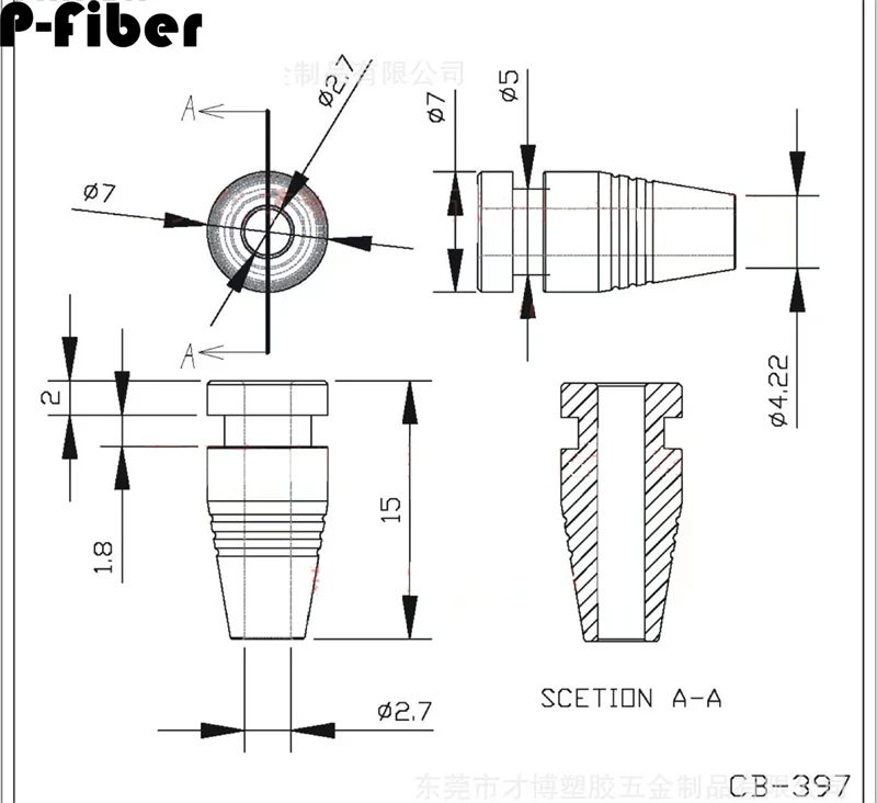 przewód ochronny 2,7 mm 100 szt. Sleeve silikonowa pyłoszczelna cewka ochronna moc 15x7x2,7 mm