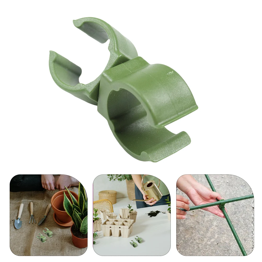 

50pcs Garden Clips Plant Support Buckles Trellis Fixing Vine Connection Plastic Spring Easy Use Stable Frame Tomato Vines