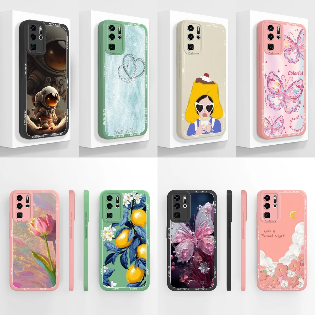 Для Huawei P30 Pro P30Lite чехол ярких цветов противоударный прочный креативный мягкий чехол для телефона для huawei p30 lite p30pro Coque Funda