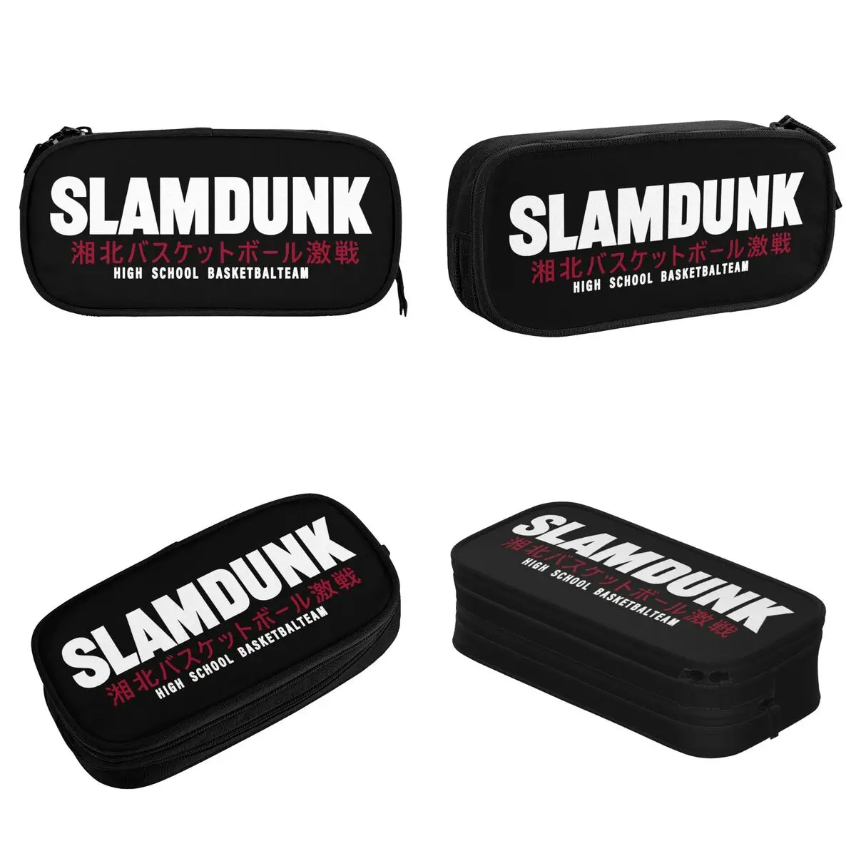 Imagem -02 - Anime Slam Dunk Lápis Case Pen Holder Bags Student Large Storage Escola Cosmetic Pencilcases