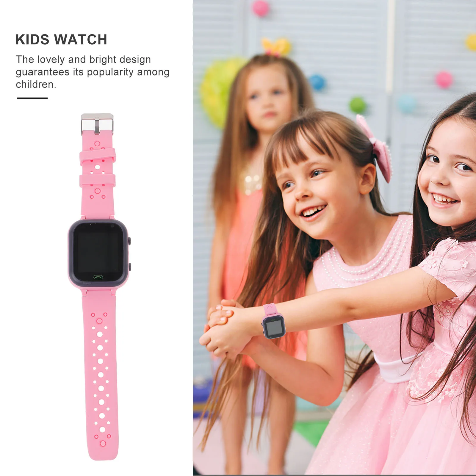 Smartwatch 2g Network Camera Calls Games Practical Durable Silicone ABS Material for Travel Watch