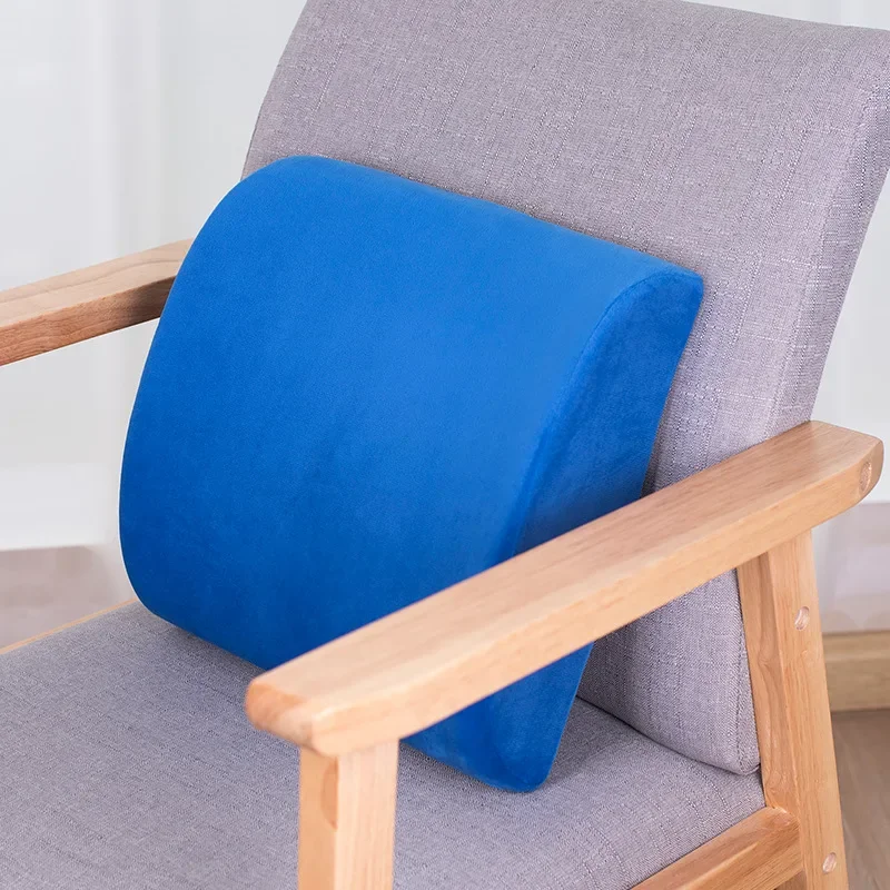 

Plush Waist Cushion Modern and Simple Memory Cotton Cushion All-season Universal Waist Protection Cushion