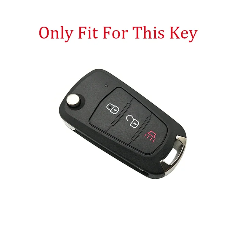 3 Buttons Zinc Alloy+Silica Gel Car Key Case Cover for GREAT WALL WINGLE 5 6 3 7 Voleex C30 STEED HAVAL GW HOVER H5