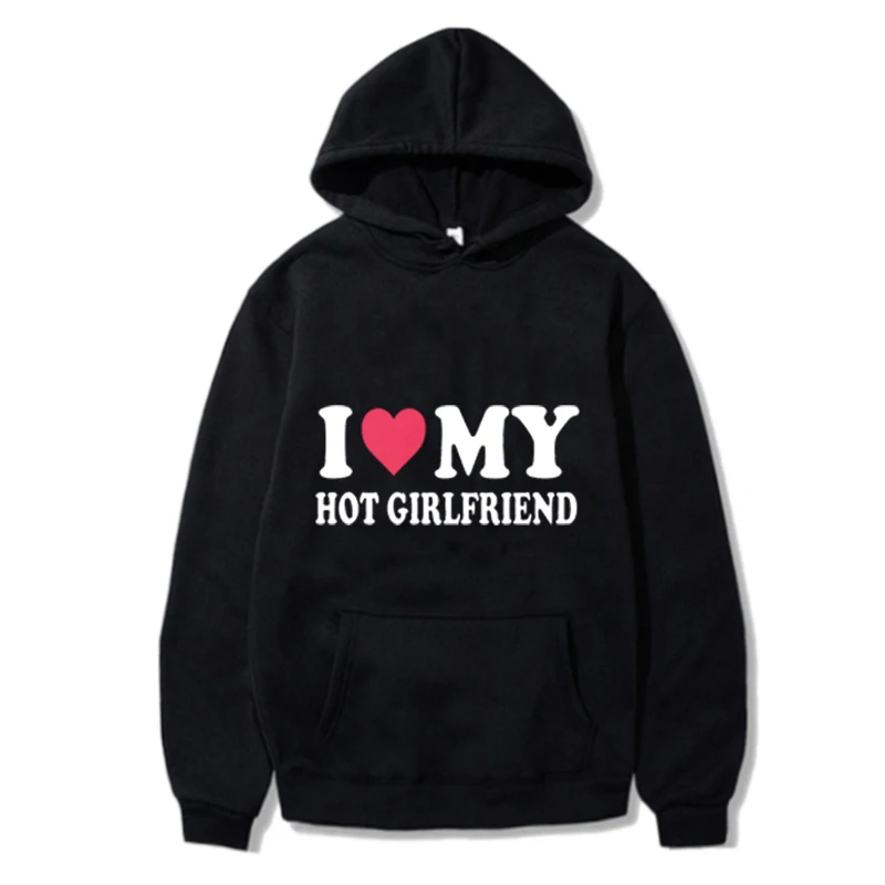 

Red Heart I Love My Hot Girlfriend Pullover Streetwear Women/Men Hoodie Vintage Aesthetic Graphic Sweatshirt Korean Fashion Tops