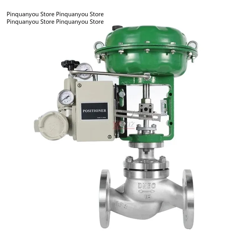 150LB Pneumatic Globe Control Valve, 1.6MPa Pressure Flow Regulating Valve SS304/SS316 & WCB Material Options