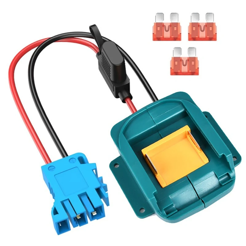 Power Wheels Adapter For  18V Li-Ion Battery Adapter Conversion Kit With Fuse Holder And Wire Harness Connector