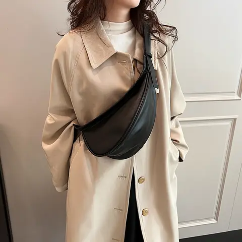 Sytråd Axelväskor Dragkedja Damväskor 2024 Heta Rea PU Högkapacitets Handväska Solid Sadelskarvning Bolsas De Mujer 8 best sales sadelväskor i lyxiga handväskor - №5