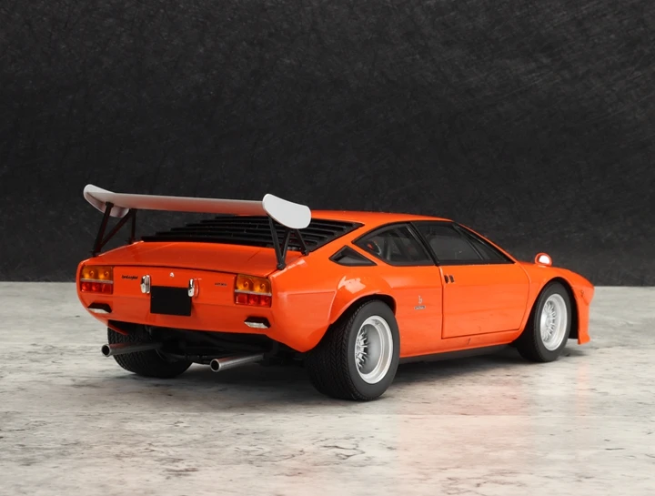 Kyosho 1:18 Urraco Rally Orange Simulation Limited Edition All Open Alloy Metal Static Car Model Toy Gift