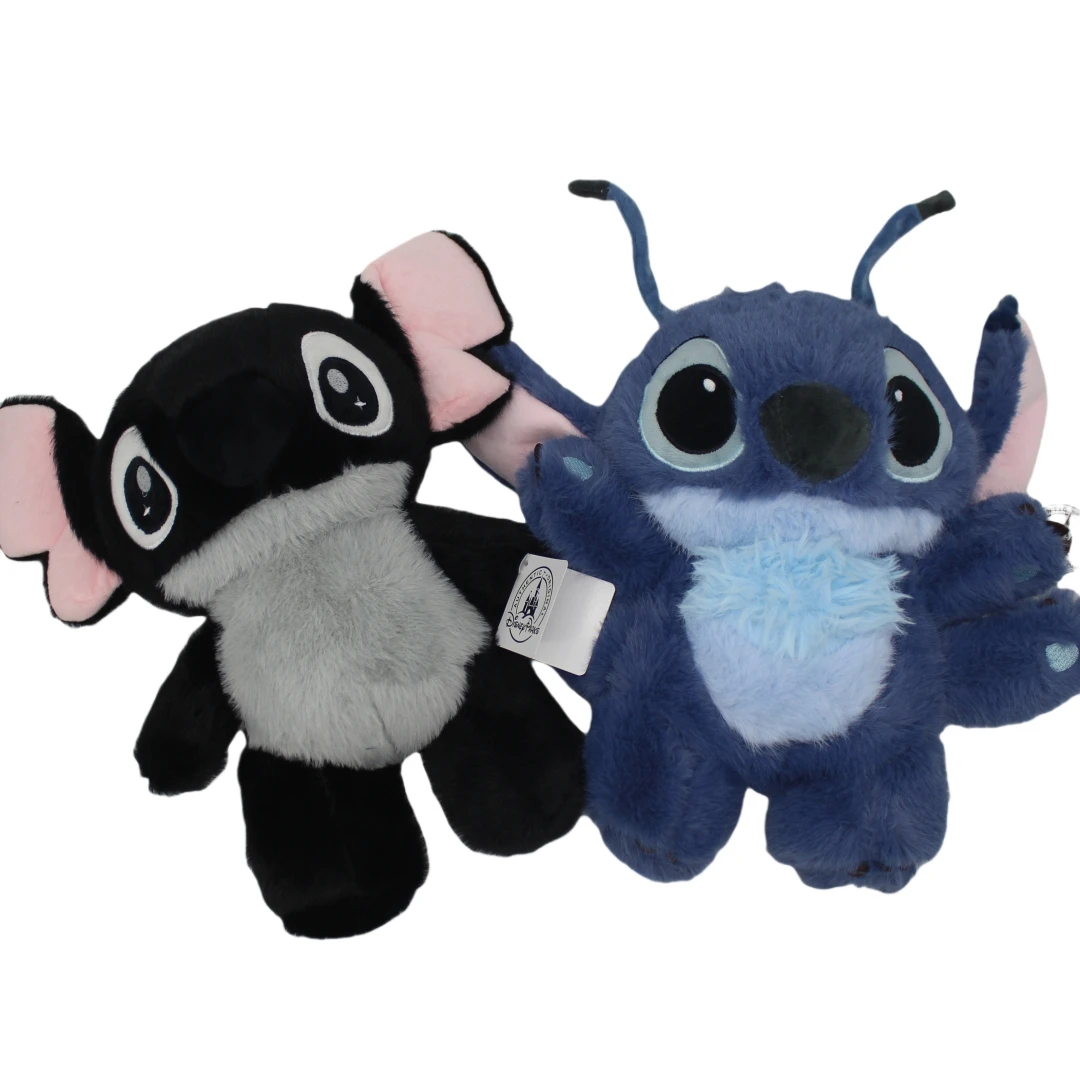 30cmのスティッチぬいぐるみ、柔らかい黒いスティッチのぬいぐるみ、6本指のスティッチ、フードパーティーのシリーズ、キュートでかわいいソフトドール