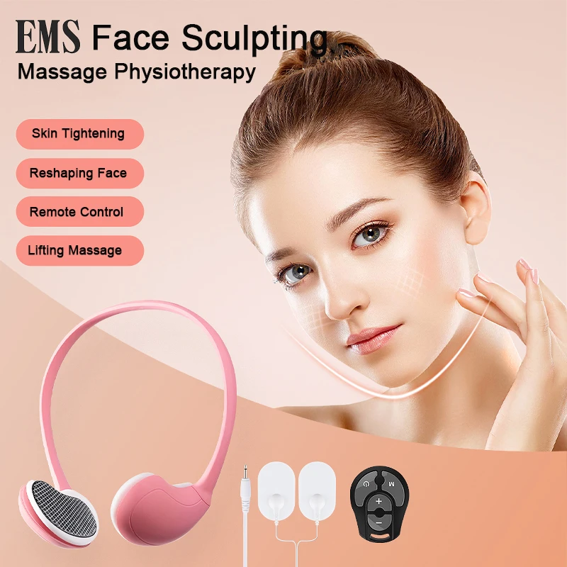 EMS フェイシャルリフティングデバイス顔引き締め顔痩身振動マッサージ電気 V フェイスマシン肩パルスマッサージ