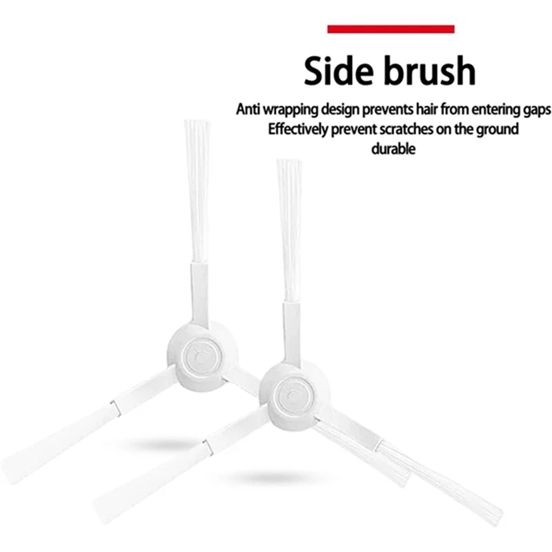 【Berserk】For Xiaomi S20 D106 E12 E10 B112 Vacuum Cleaner Replacement Parts Main Side Brush HEPA Filter Mop Cloth