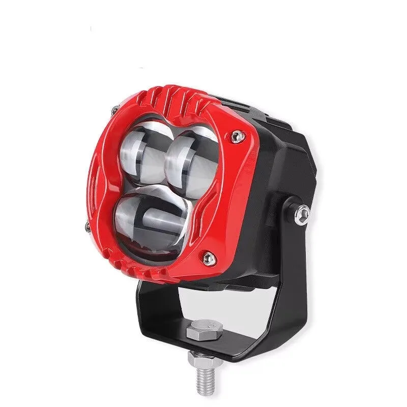 

Popu For Jeep Wrangler Jk Atv Off Road Cars 4x4 Truck 12-24V 3 Inch LED Pods Light Hi-lo Beam Sqaure Led Work Light Lens Fog Lam