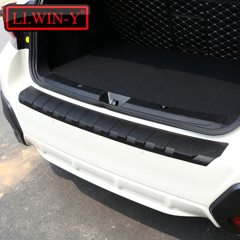 

For Subaru Forester 2013-2014 2015 2016-2017 2018 Rear Trunk Bumper Protector Rear Scuff Plate Rear Door Sill Car Accessories