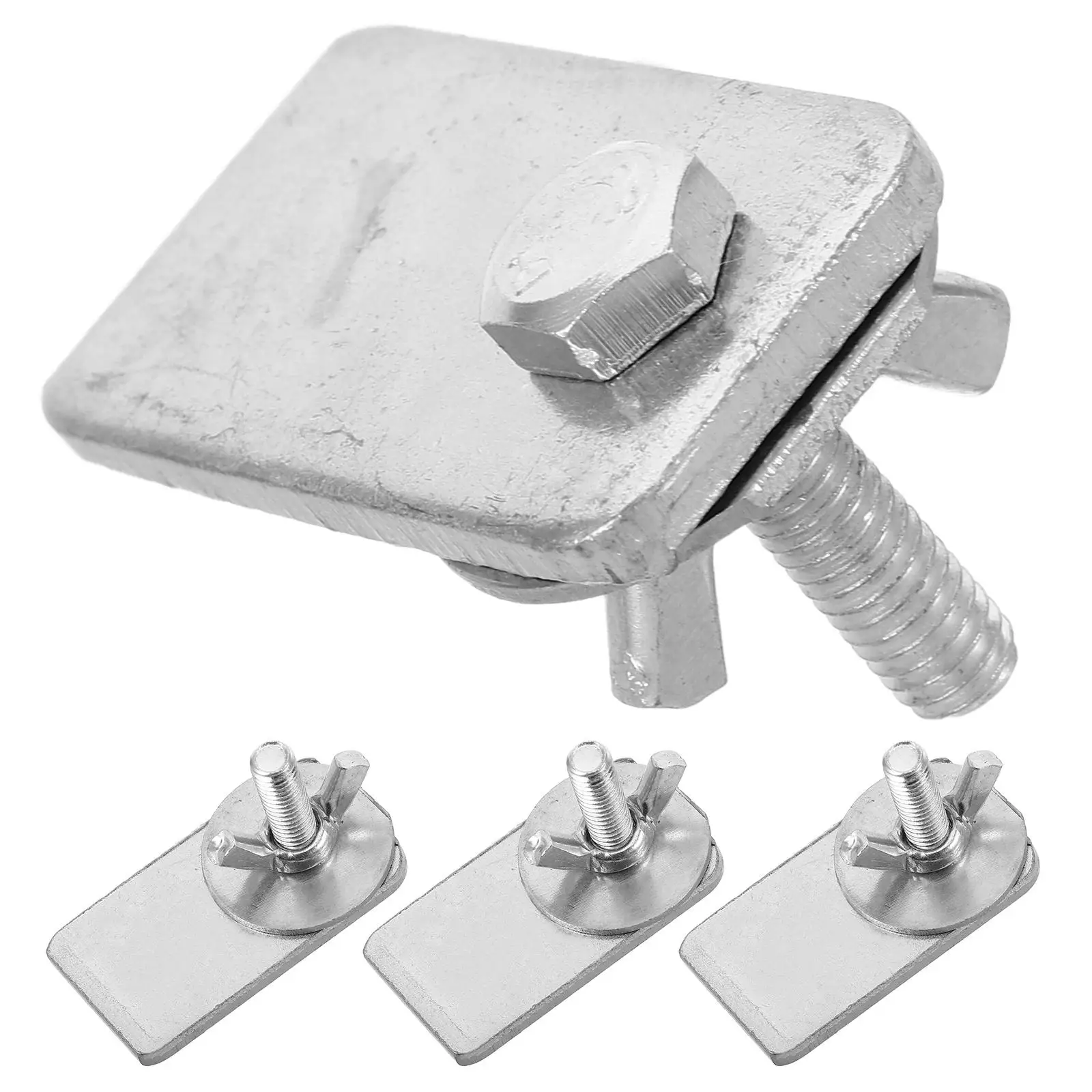 

4 Pcs Jack Conversion Head Ratchet Adaptor Wheel Lug Metal Handle Converter