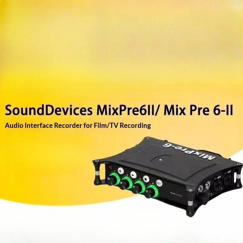 MixPre-6 II – 6-in/8-out 32-bit Float Recorder, Audio Interface & Mixer for Video Production and Live Sound,for Film, Music & Po