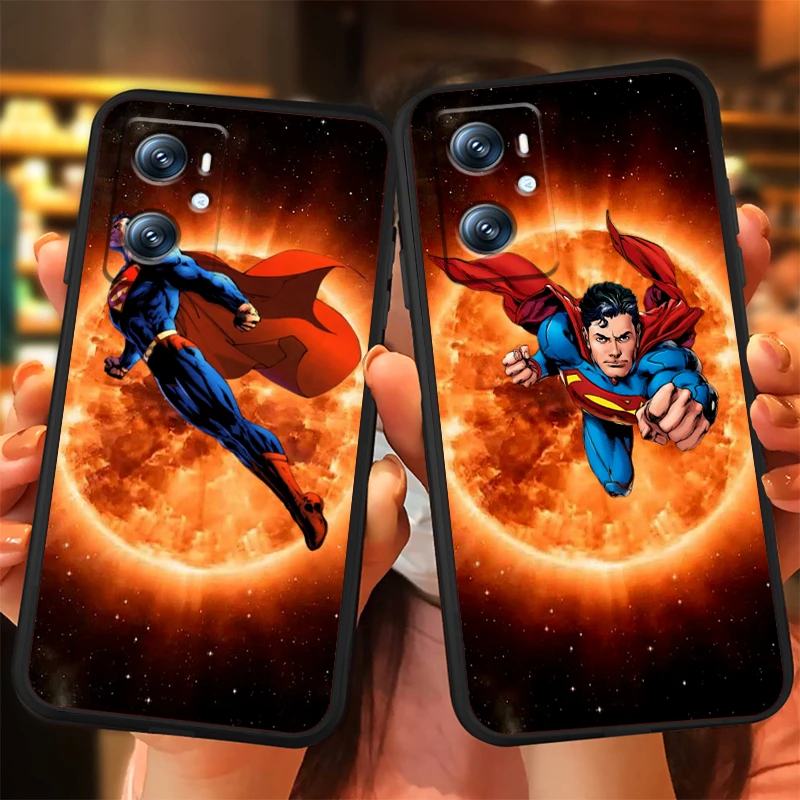 S-Supermans Art Popular Cool For OPPO Find X6 X5 X3 A54S A5 A94 A16 A53S A57 A74 A72 A98 A78 A96 A9 5G Black Funda Phone Case