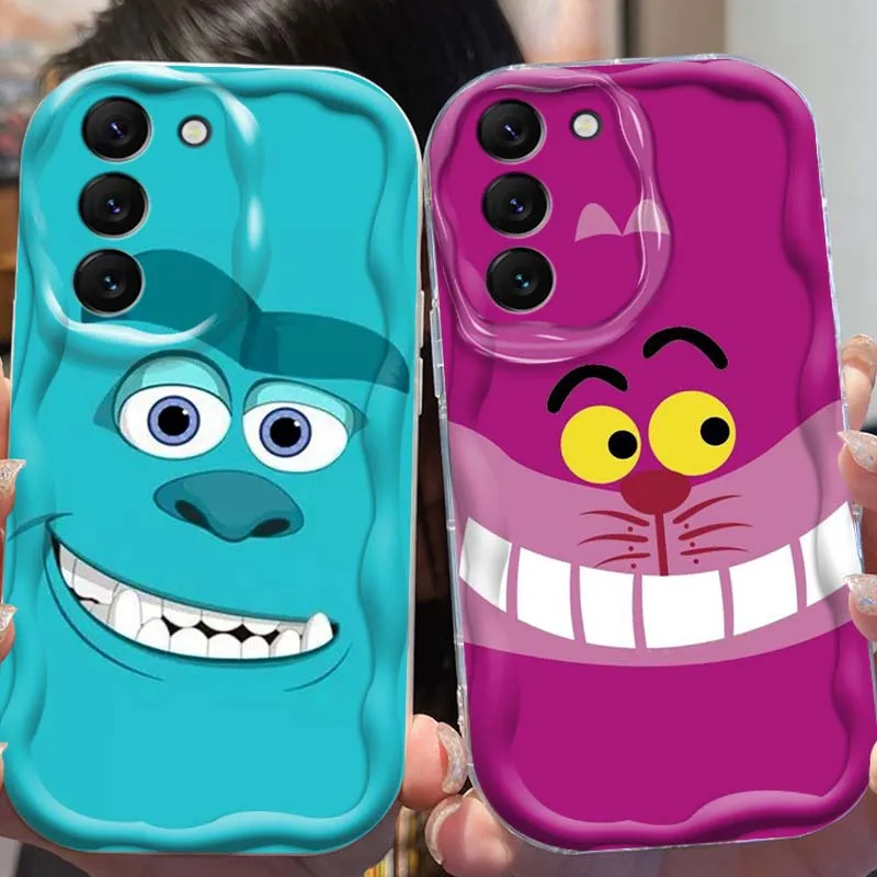 

Disney Characters Cute Phone Case For Samsung S25 S24 S23 S22 S21 S20 A04 A05s A05 A06 Ultra Plus FE 5G Wave Oil