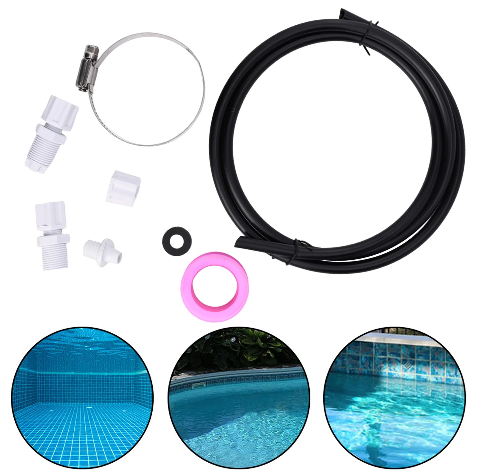 Off-Line Feeder Connection Pack With Saddle Clamp Chlorinator Feeder Hose Tubing Parts Check With Valve Control Valve For CL200