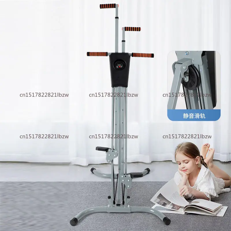 Vertical Climber Combines Resistance Training with LCD Display Universal Home Stepper Body Building Durable Exercise Climbing