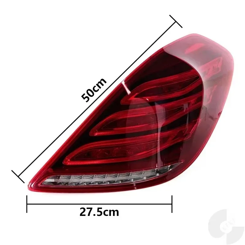 

Автомобильная сигнальная лампа Tiy, предупреждающий стоп-сигнал, задний фонарь в сборе, светодиодный задний фонарь для Mercedes-Benz W222 S-Class Sedan, 4-дверный 2014-2017