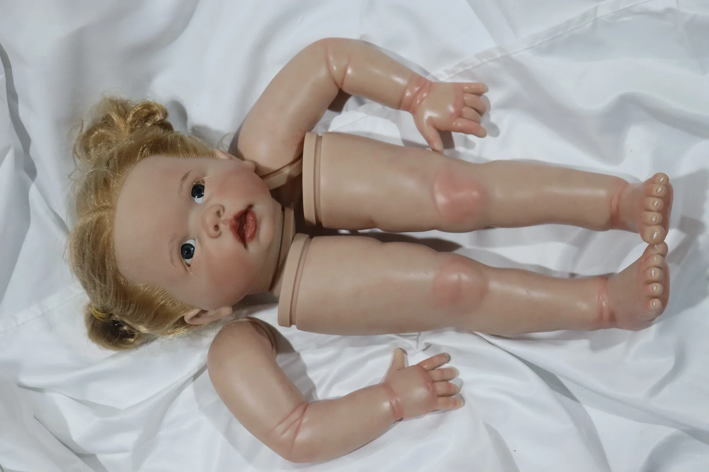 Vente exclusive DLS 29 pouces Kit peint Bebe Reborn Tippi cheveux enracinés à la main poupées d'art de haute qualité pour enfants cadeau de noël