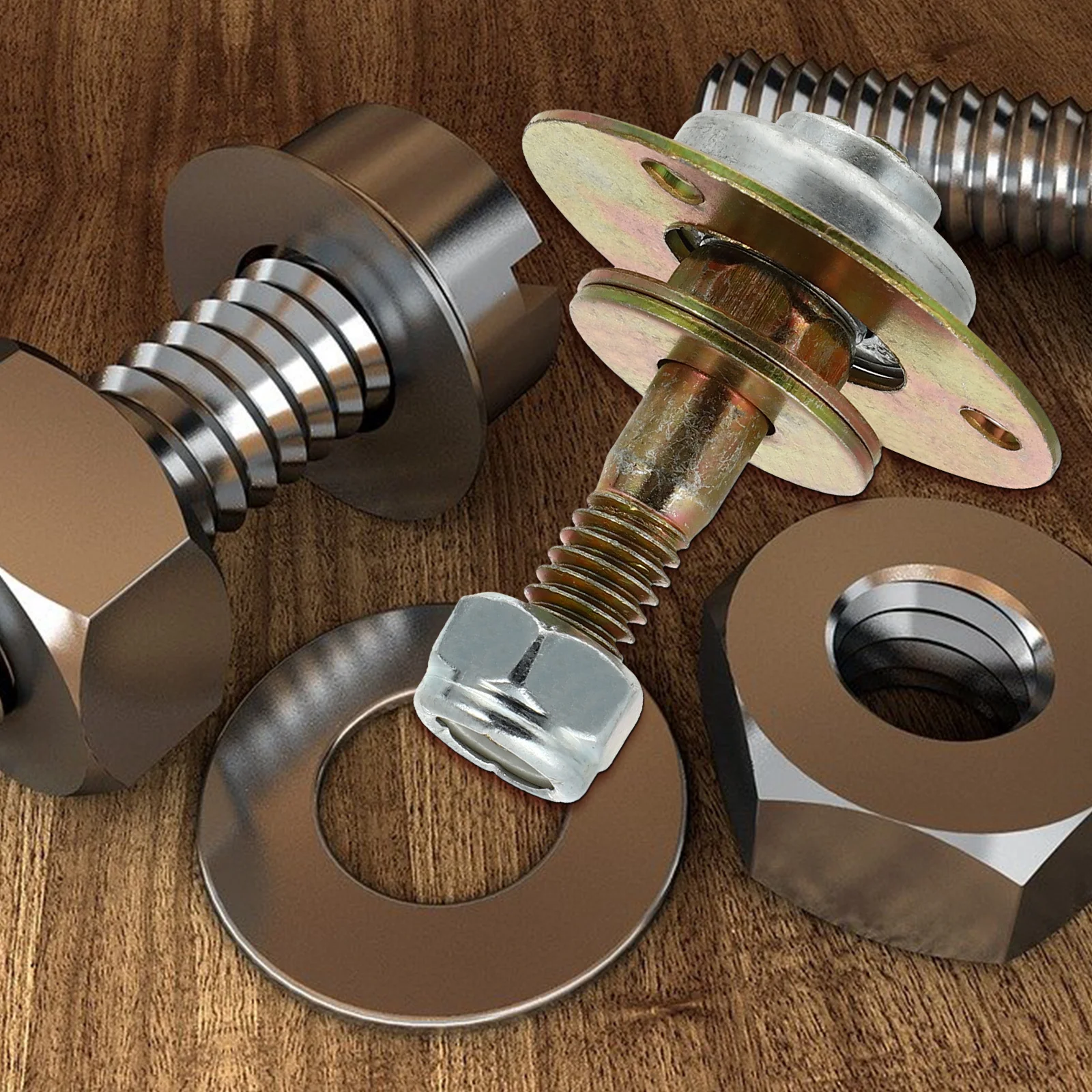 

4Pcs Rocking Chair Bearing M8x45mm Furniture Connecting Kits Replacement Glider Chair Hardware Connecting Piece