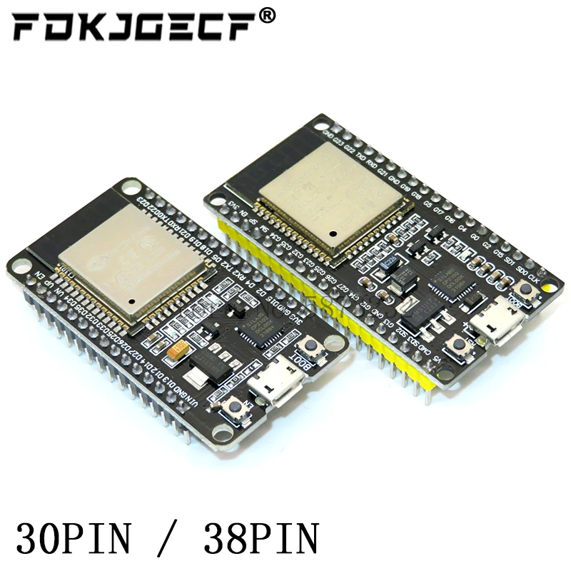 ESP-32S ESP-WROOM-32 ESP32 Development Board 30P/38P Bluetooth and WIFI Dual Core CPU with Low Power Consumption MCU ESP-32