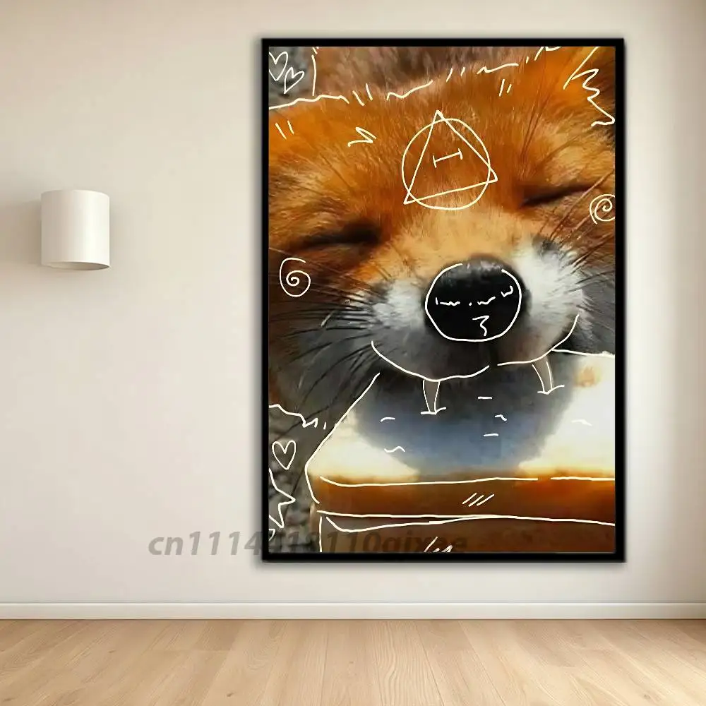 New Therian Delta Symbol Artists Canvas Painting for Living Room Home Decor Poster Fans Gifts-unframed