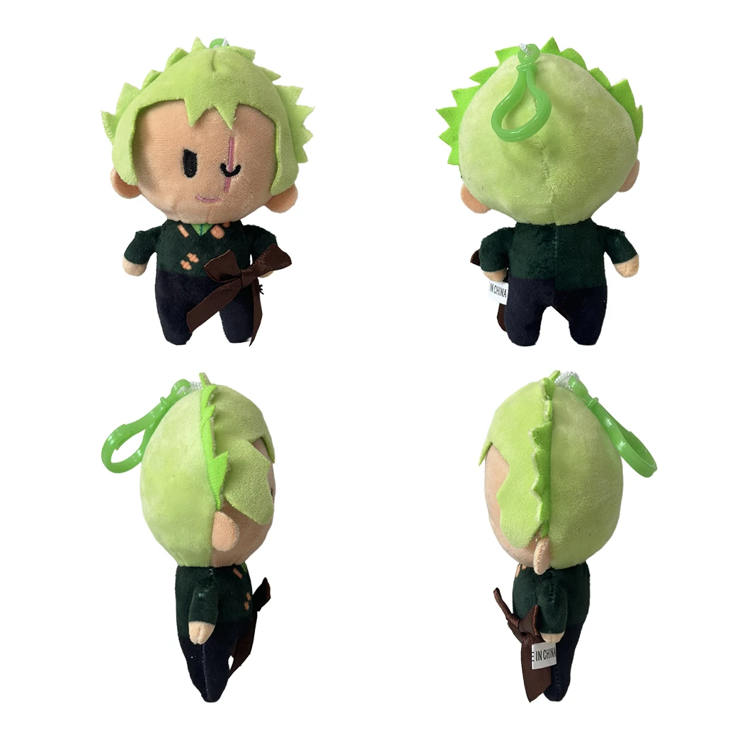 Eendelig Knuffel Japanse Klassieke Anime Luffy Zoro Ace Sabo Sanji Law Stripfiguur Hanger Schattige Kawaii Cadeau Voor Kinderen Speelgoed