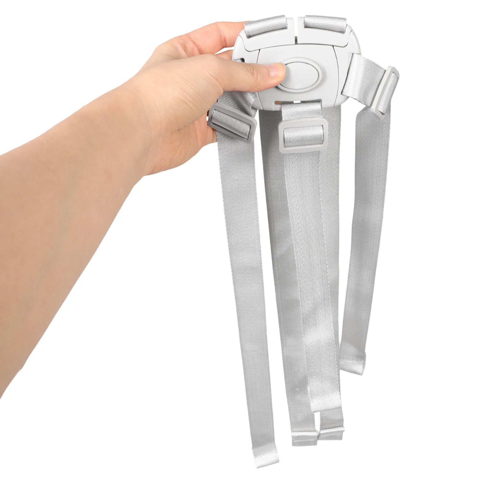 حزام أمان للأطفال باللون الأبيض، أربطة لعربة الأطفال العالمية لعربة الأطفال المرتفعة، أشرطة بديلة لموصل السرير للأطفال #5