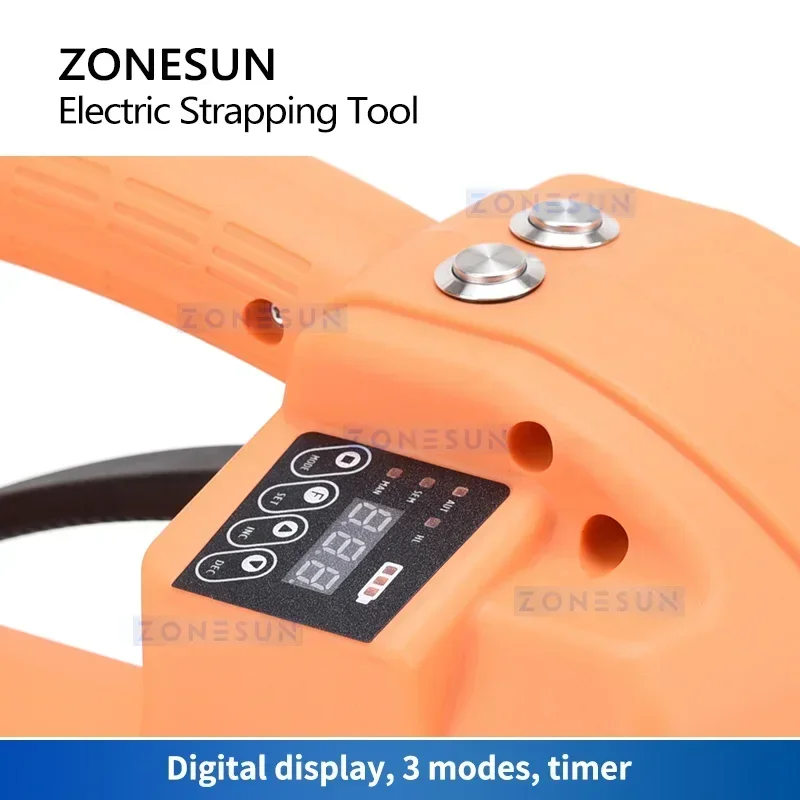 

ZONESUN ZS-PQ2 Handheld Strapping Machine PP/PET Strip Belt Portable Lithium Rechargeable Battery Power Packing Machine
