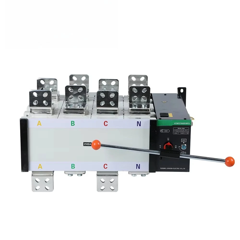 

Manufacturer's 4P Automatic Transfer Switch 2500 Amp Power Changeover Switches Metal Material With CE Certificate