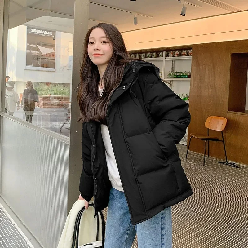 Women Parkas Winter Warn Casual Loose Women's Jacket Down Coats Solid Oversize Women's Winter Jacket Soft Cotton Puffer Jacket