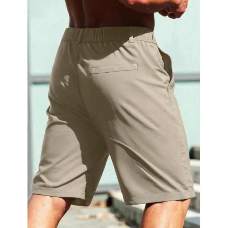 Männer Casual Reine Farbe ort Hosen mit kets Und Gürtel Reine Farbe Herbst Grenzüberschreitende Sle Bequeme Retro Ciwalk orts