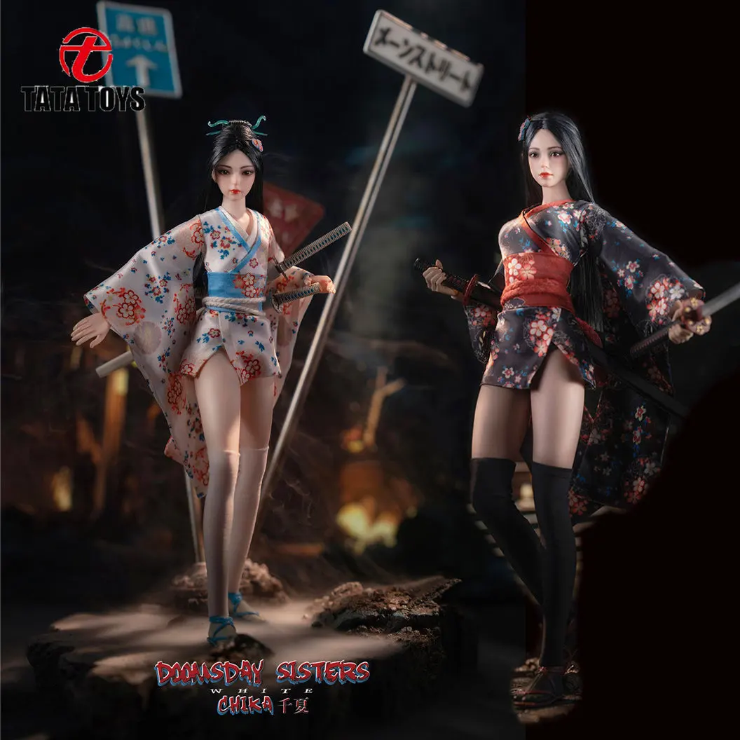 Pre sale TBLeague PL2023-203 20cm 1/6 Scale Female Soldier Kimono Action Figure Doll Full Set Toy