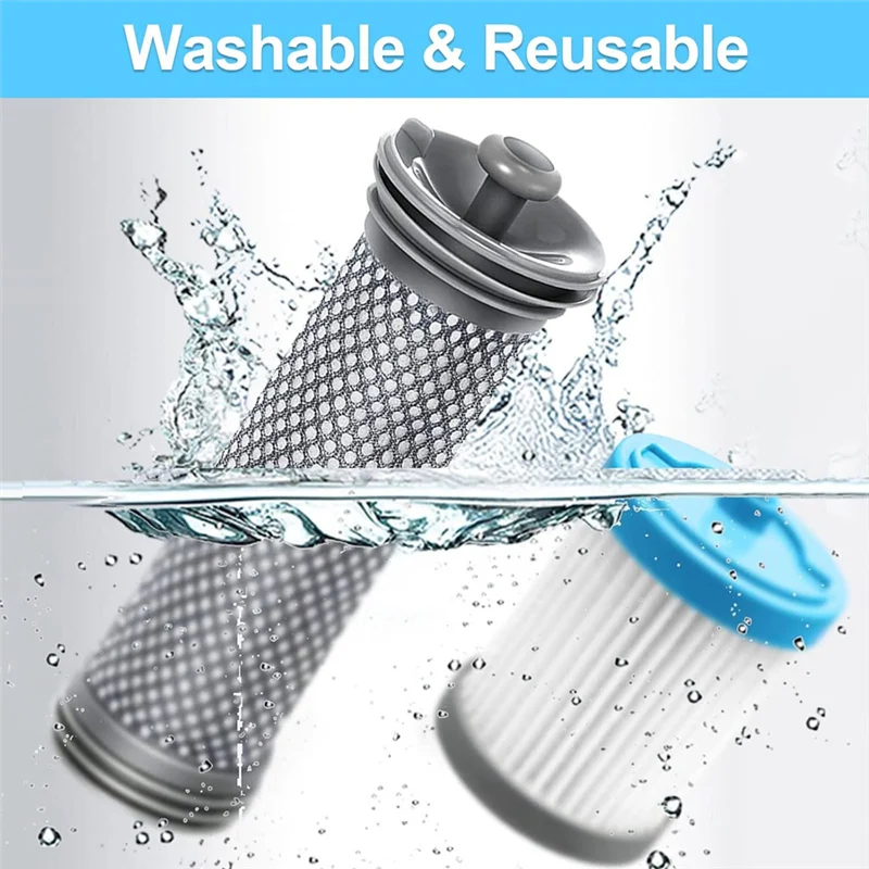 مجموعة مرشح بديلة BBNV لـ A10/A11، PURE ONE S11/S12، PWRHERO11 - تتضمن 4 مرشحات مسبقة ومرشحين HEPA