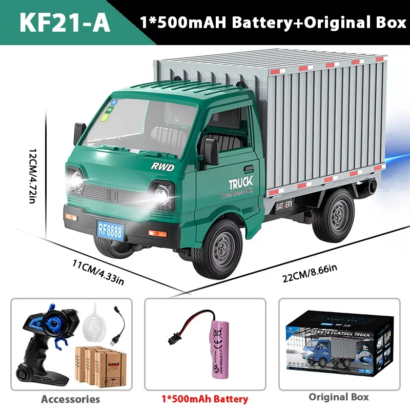 ZWN 1:16/1:18 RC AUTO Simulatie Drift Klimmen Truck Led Licht Kleine Lading Afstandsbediening Elektrisch Speelgoed Model voor Kinderen Geschenken