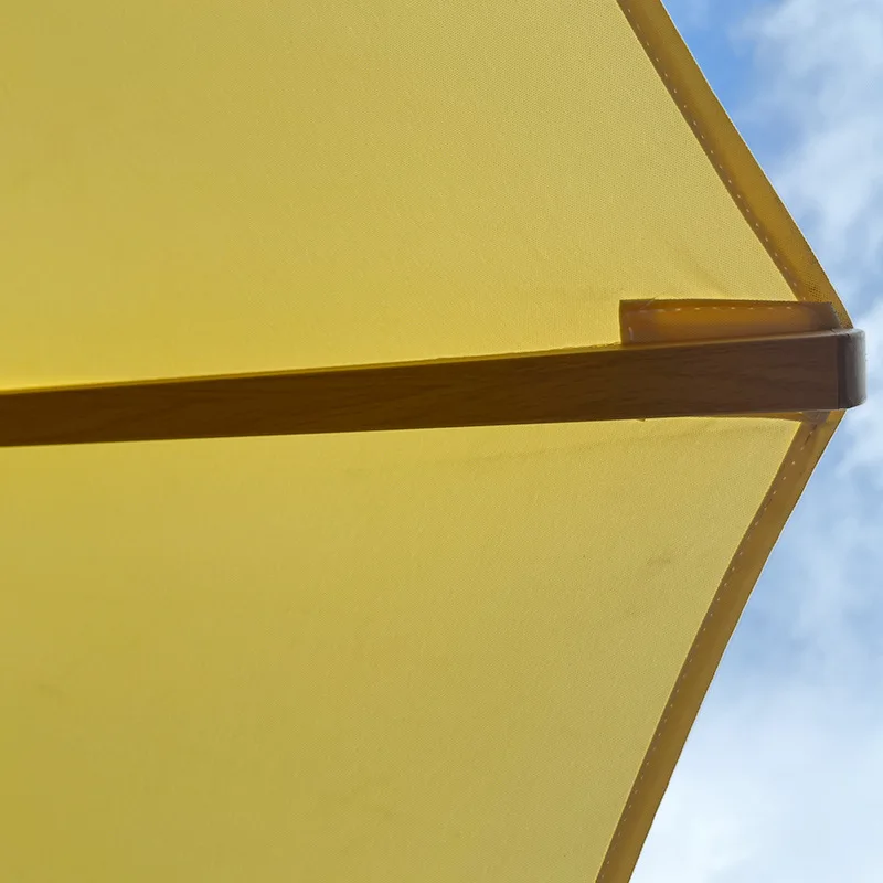 

Double top all aluminum alloy mid-column umbrella outdoor parasol balcony garden courtyard outdoor umbrella