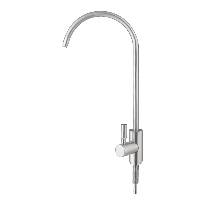 304 stainless steel water purifier faucet, 2-point gooseneck kitchen sink, single cold filter, direct drinking faucet