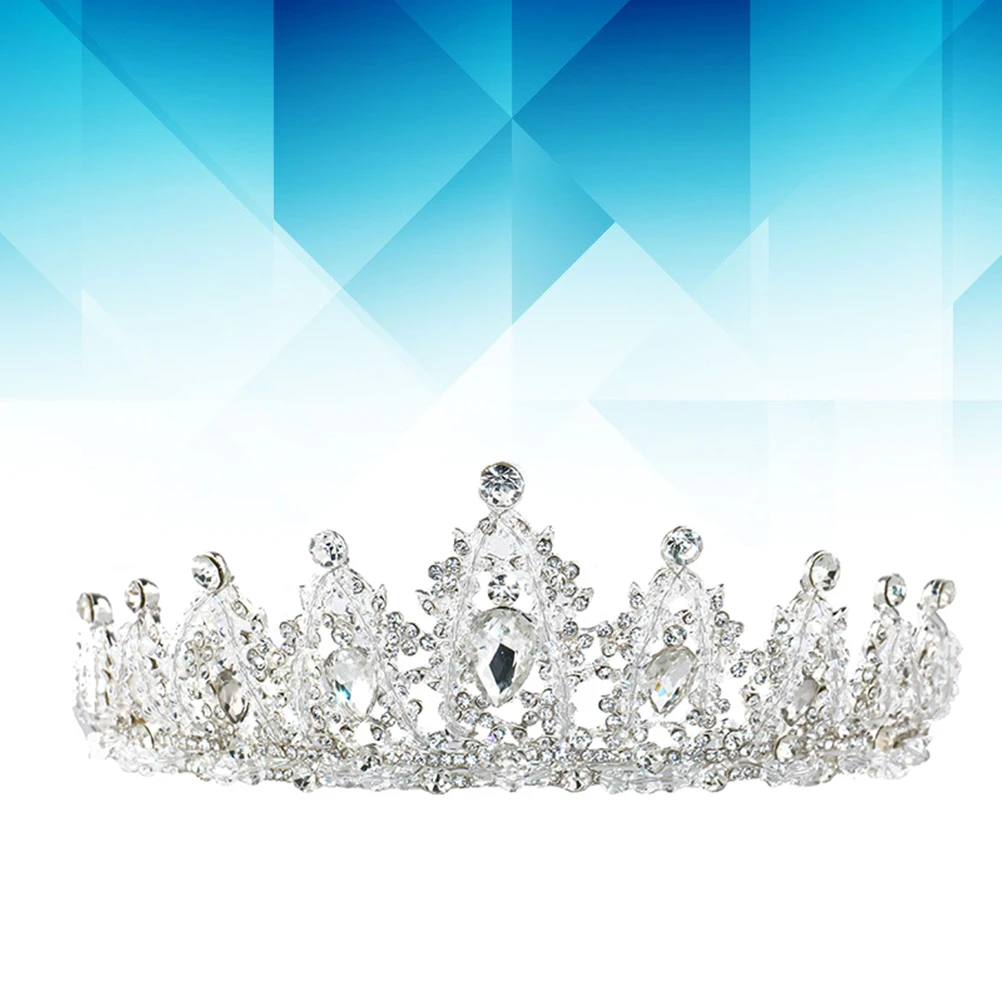 

Crown Headband Bridal Crystal Wedding Hairband Special Occasion Girl Tiara Elegant Noble Evening Party Prom Photo Prop Hair Tool