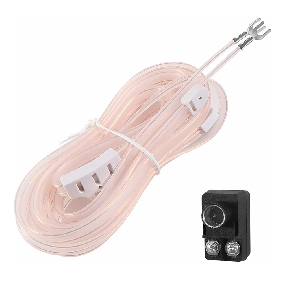 FM Dipole T Shape Antenna Indoor 75 Ohm + 300-ohm to 75-ohm Transformer Push-On F Type Balun for Radio Sound Stereo Receiver