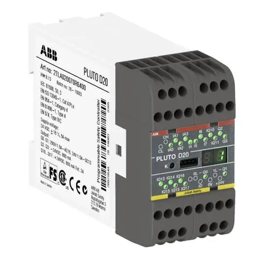 Original ABB Safety Relay PLUTO O2 2TLA020070R8500