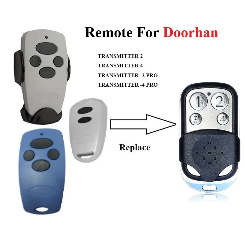 пульт для ворот For Doorhan Transmitter 2 Transmitter 4 Transmitter 2-pro 433.92MHz Rolling Code Garage Door Remote Control