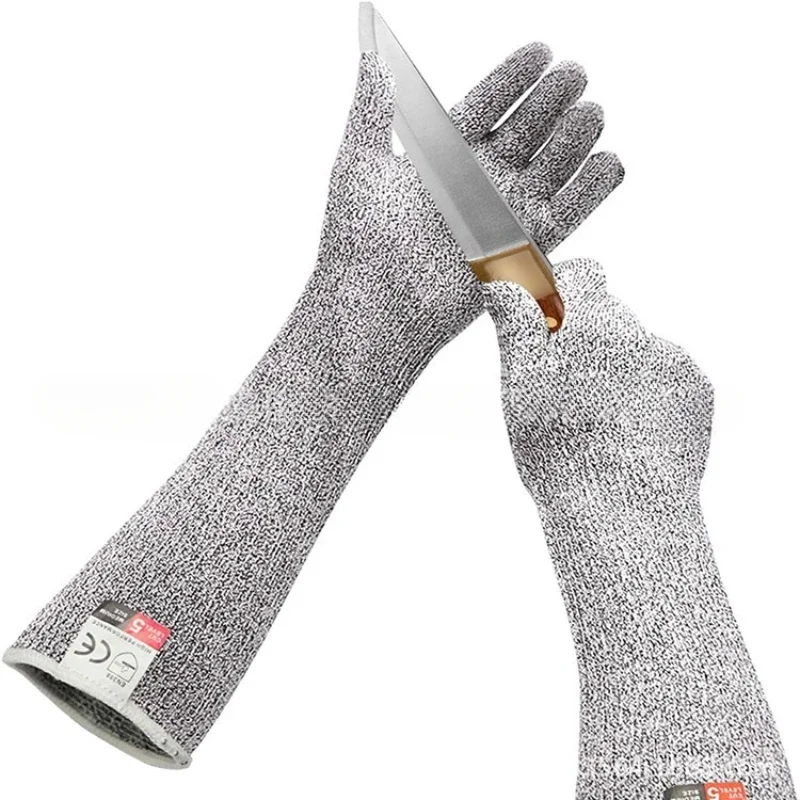 Professional Arm Guard Sleeves, Extended Cut Proof Protection, Anti-Scratch & Bite Resistant, Construction Labor Essential