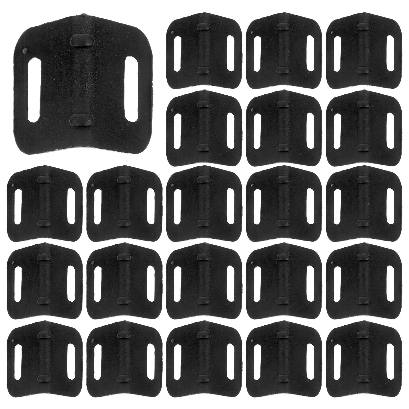 100pcs Corner Protector 20Mm Black Plastic Edge Protector For Shipping Moving Packaging Corner Guards Anti-Collision Angle