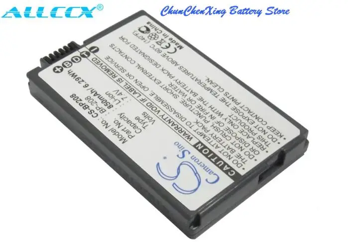 OrangeYu-BP-208 de batería de 850mAh, para Canon DC10, DC100, DC20, DC201, DC21, DC210, DC22, DC220, DC230, DC40, DC50, DC51, DC95