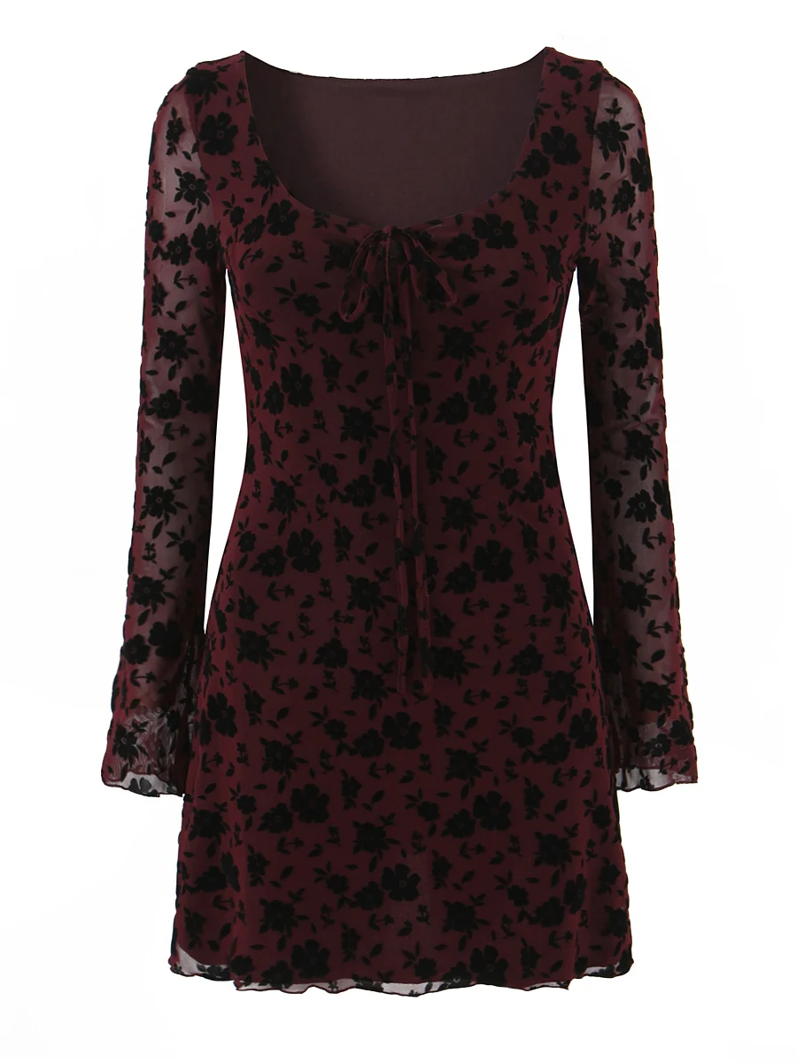 

Сексуальная американская ретро длинная бархатная сетка в пол с низким вырезом Dr, женская облегающая юбка для похудения