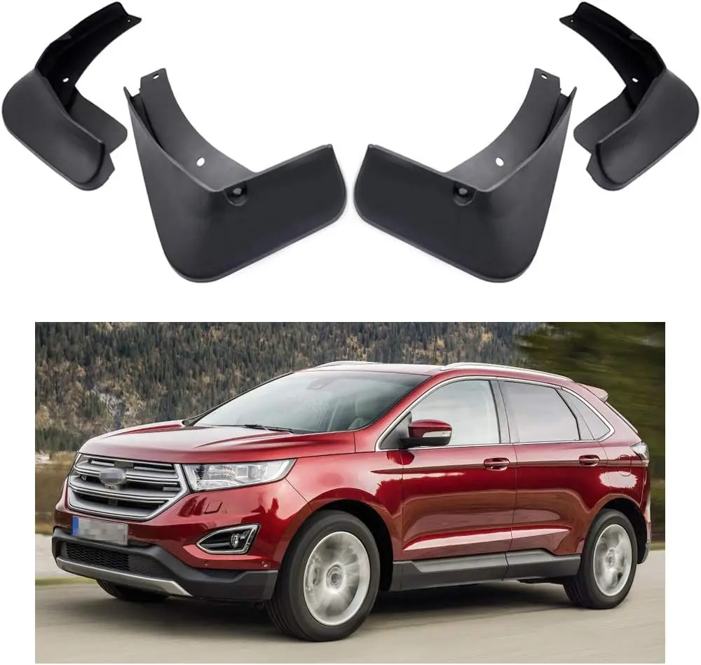 

Mudguards Mud Flaps Splash Guards Fenders Compatible with 2015-2024 Ford Edge SE/SEL/Titanium, 4pcs Mud Guard Kit, Black